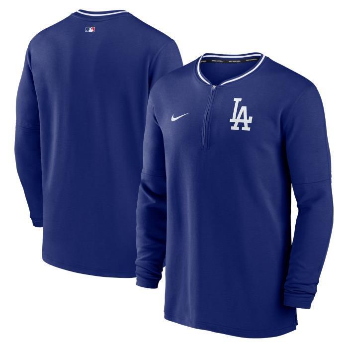 LA 다저스 어센틱 MLB 2025 퍼포먼스 Half-Zip 탑 by 나이키 (오타니, 베츠, 프리먼, 야마모토, 커쇼, 에드먼, 김혜성 착용)