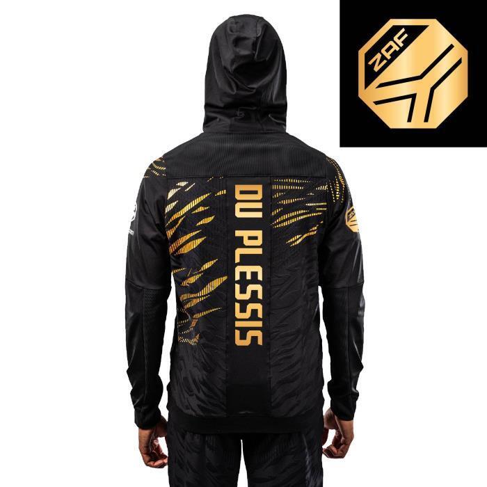 드리퀴스 뒤 플레시 UFC 퓨전 파이트 나이트 Full-Zip 챔피언 워크아웃 후디 by 베넘